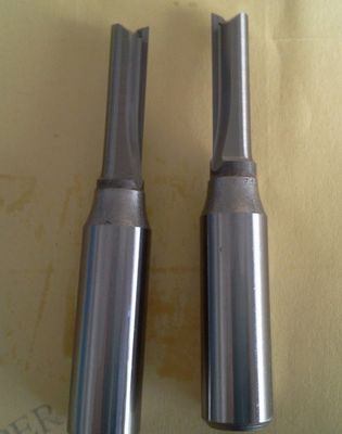 TC0111 CNC Router Bit Düz Flüt Sert Karbür Düz Bıçaklı Çelik Şaft
