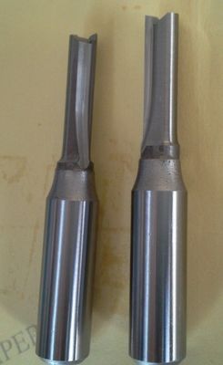 TC0111 CNC Router Bit Düz Flüt Sert Karbür Düz Bıçaklı Çelik Şaft