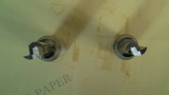 TC0111 CNC Router Bit Düz Flüt Sert Karbür Düz Bıçaklı Çelik Şaft