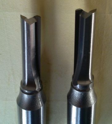 TC0111 CNC Router Bit Düz Flüt Sert Karbür Düz Bıçaklı Çelik Şaft