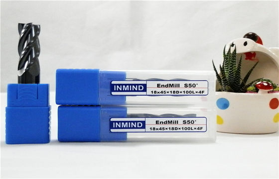 Yüksek Performanslı Karbür End Mill HRC50, Standart Uzunluk Tipi