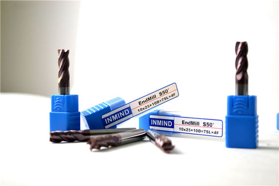 HRC50 Yüksek hassasiyet freze dört flüt Meydanı standart sonunda değirmen Tungsten kesici alet