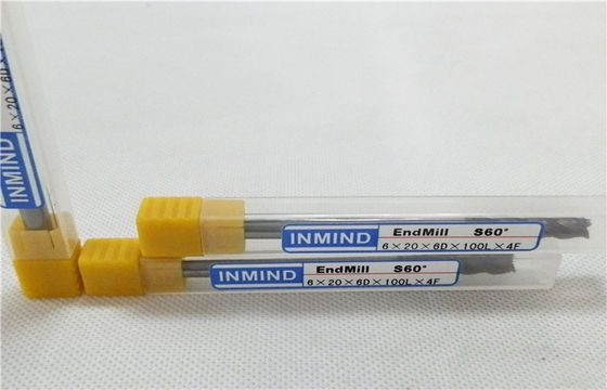 Uzun boyun karbür Meydanı son değirmen yüksek hız çelik uç Mills, iki flüt yiv açma