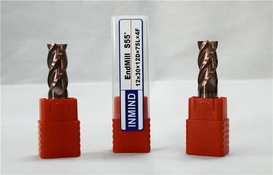 Dört uzun ulaşmak katı karbid sonunda Mills düz frezeler yüksek performans ile flüt