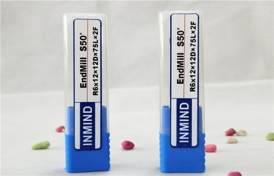 HRC50 Karbür topu burun sonunda değirmen Mirco kesme aracı Frezeler için kaba gren bittikten
