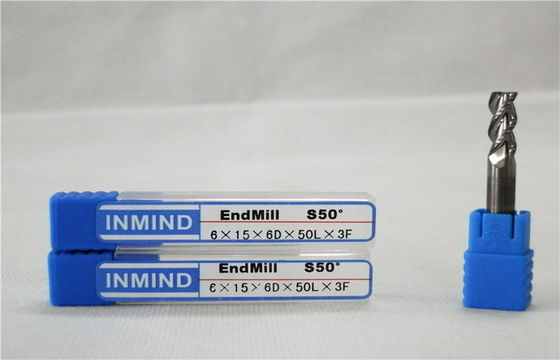 Spiral TiAlN topu burun sonunda Mills, uzun flüt sonunda Mills kesme alüminyum kaplı