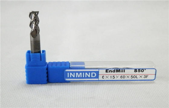Spiral TiAlN topu burun sonunda Mills, uzun flüt sonunda Mills kesme alüminyum kaplı