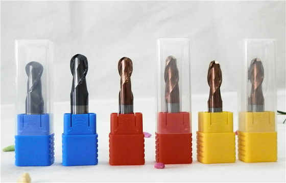 Ekstra Uzun İki Flüt Karbür Top End Mill HRC55 tungsten Standart Derin Kesici