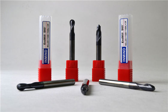 Özel sert metal top End değirmen kesici HRC60 uzun şaftlı kesici alet yuvarlak