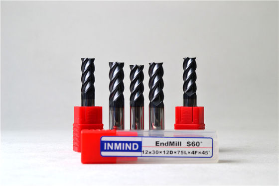 CNC Carbide tốc độ cao End Mills Cutter TiAlN cụ sơn cắt