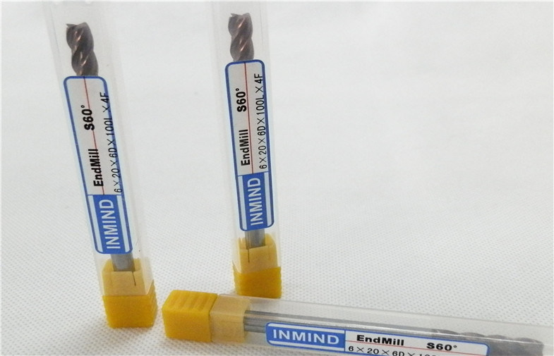 Uzun boyun karbür Meydanı son değirmen yüksek hız çelik uç Mills, iki flüt yiv açma