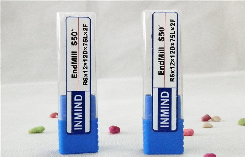 HRC50 Karbür topu burun sonunda değirmen Mirco kesme aracı Frezeler için kaba gren bittikten