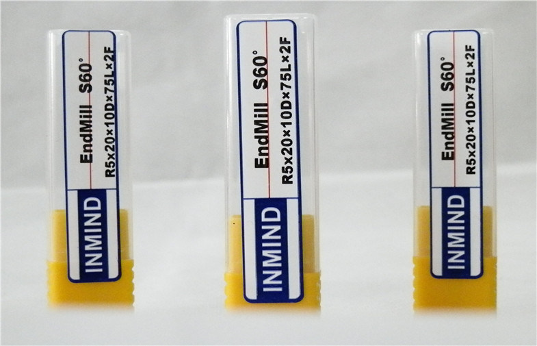 2 flüt CNC top burun sonunda katı sert metal çubuk ile değirmen için çelik / paslanmaz çelik