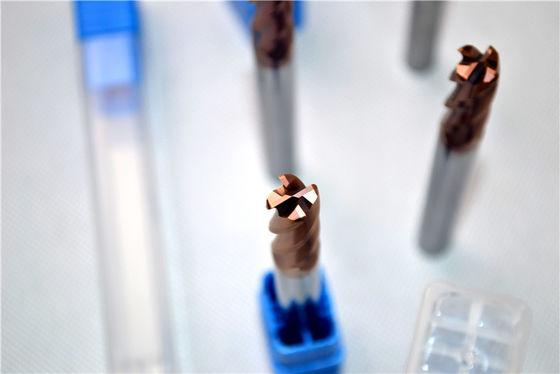 เคลือบช่องแคบไมโคร End Mill มุมรัศมีโรงสีสิ้นสุด Super-วิจิตรข้าว