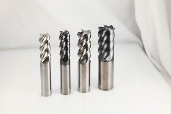 Utensili per il taglio ad alta velocità del rivestimento di TiAlN della taglierina dei mulini di estremità del carburo di CNC