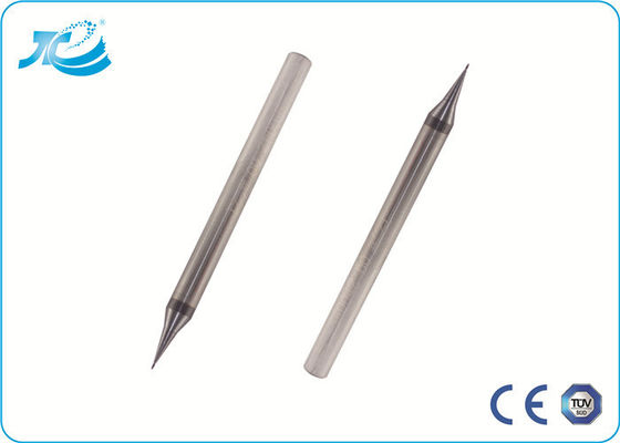 TiAlN Coating Solid Carbide cụ cắt, 0,5 mm Đường kính Micro Flat End Mill